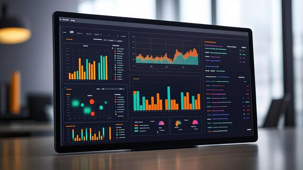 Data and business analysis dashboards preview